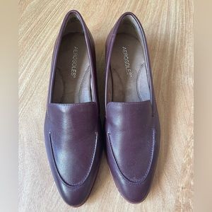 Aerosole East Side leather loafer in burgundy size 8 women’s